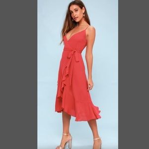 Beautiful coral dress
